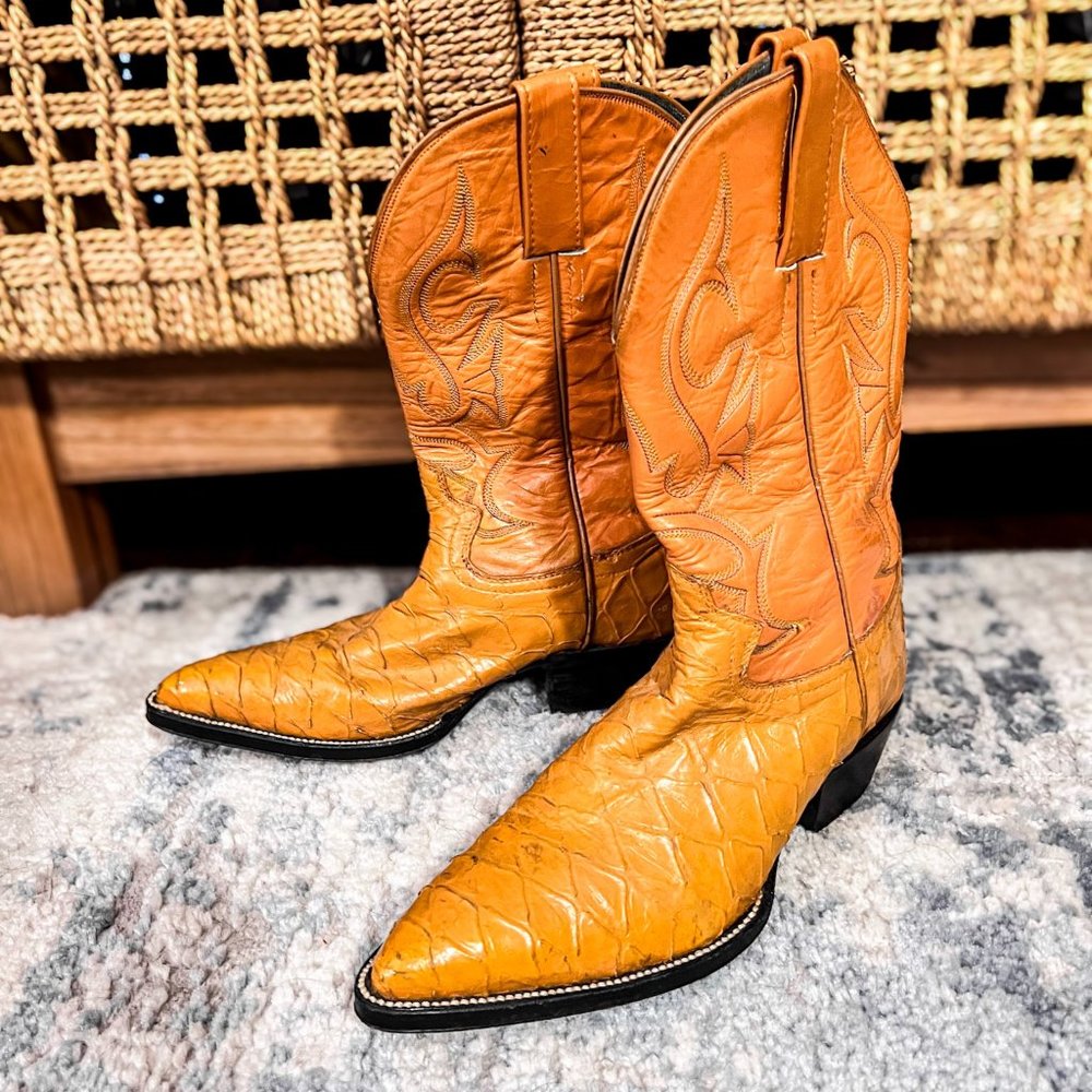 Amazonas Mid-Height Ortho Tan Cowboy Boots